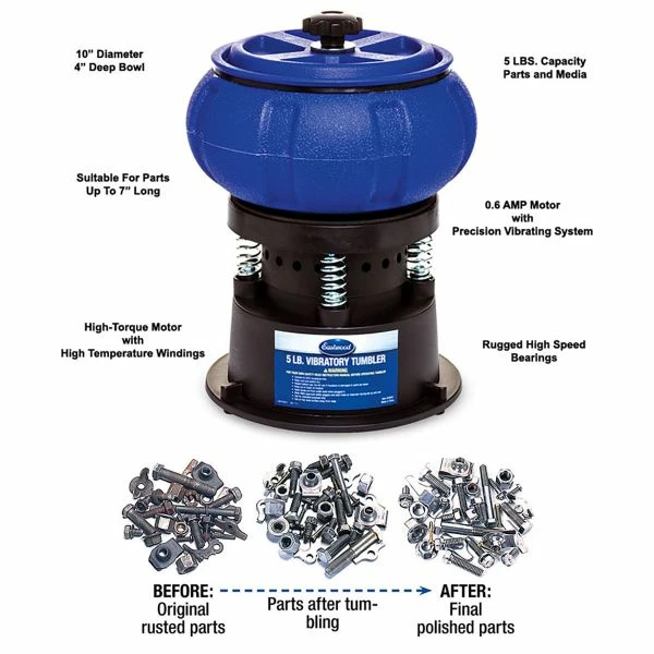 Brand new โ๏ธ Eastwood 5 Lb Vibratory Tumbler With Media ๐ฅ 3 Brand new โ๏ธ Eastwood 5 Lb Vibratory Tumbler With Media ๐ฅ - Image 3
