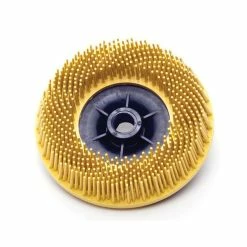 Hot Sale ❤️ Bristle Disc Yellow 80 Grit 4.5 IN 😀