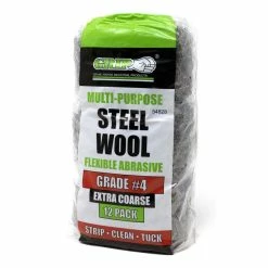New ๐ฅฐ GRIP 12 Piece #4 Steel Wool Pad Set ๐