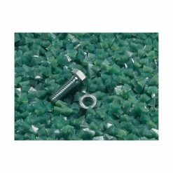 Best deal 💯 1/4 Inch Green Plastic Lite Cutting Tumbler Media 2 Lbs 🛒